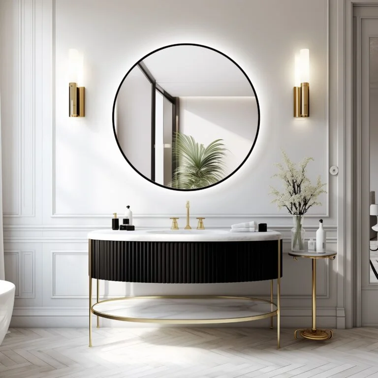 Lustro LED Ares Gold / Black