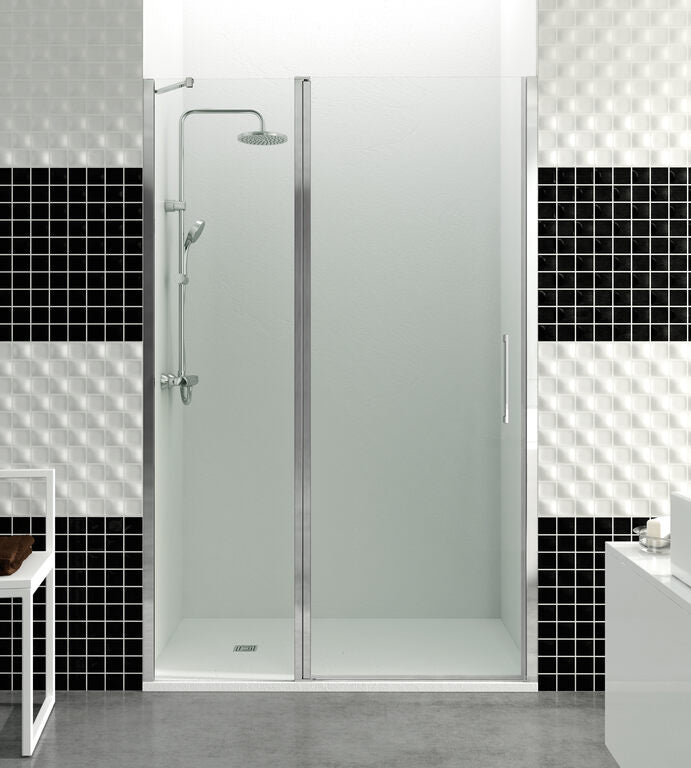 Kabina frontowa: element stały + drzwi uchylne z zamknięciem profilowym OPEN