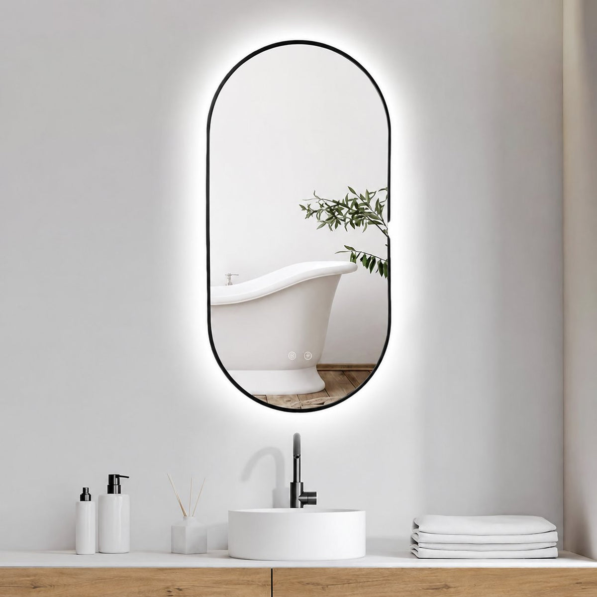 Lustro LED Selene Gold & Black