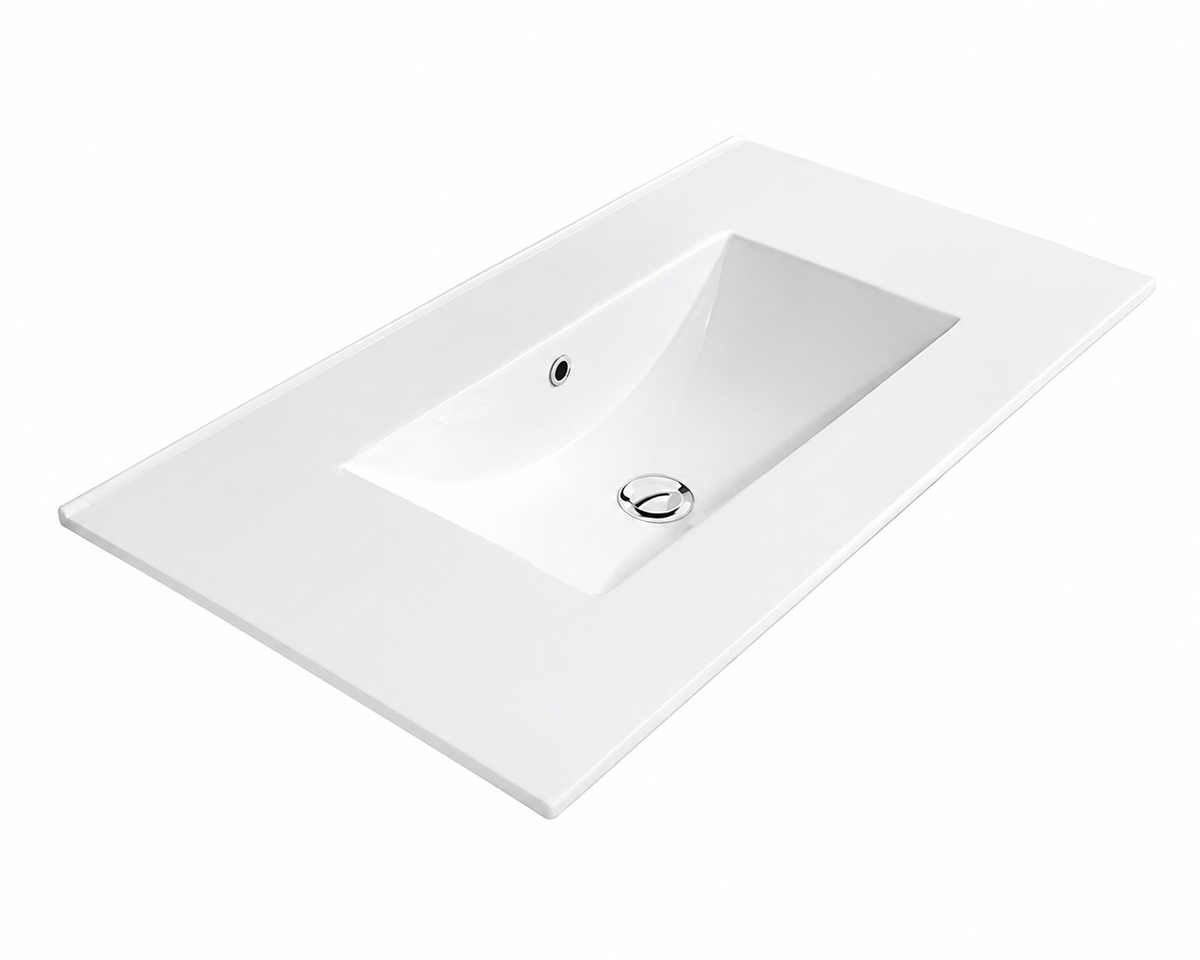 Umywalki porcelanowe nablatowe