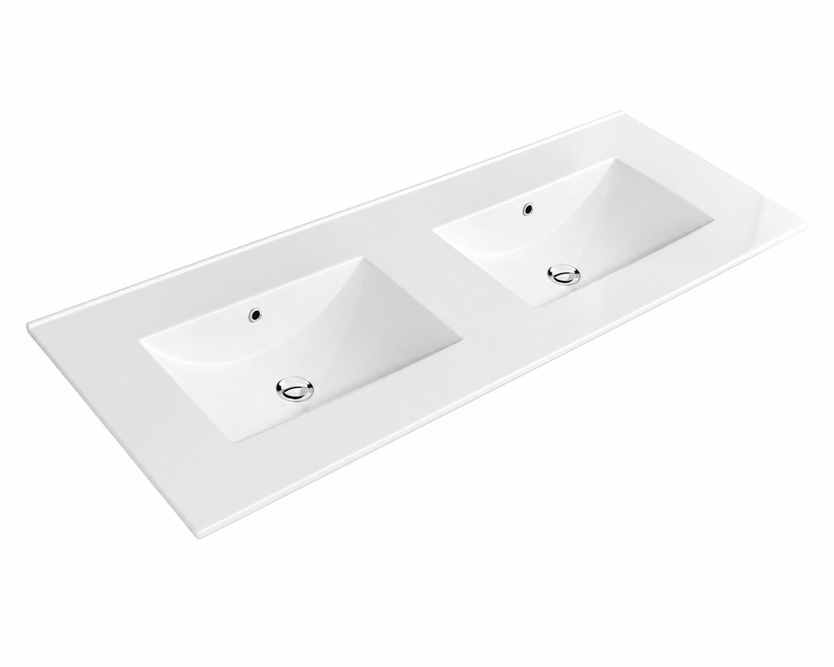 Umywalka porcelanowa nablatowa THIN